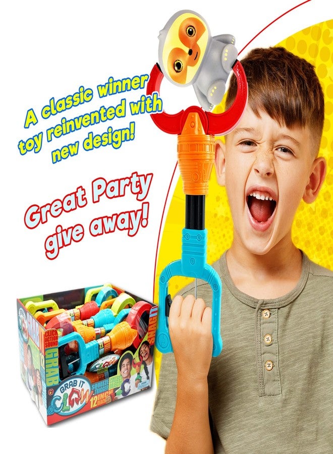 JA-RU Grab It 12 Inch Claw Grabber Toy (1 Grabber Toy). Plastic Robot Claw Grabbing Toys for Kids. Hand Eye Coordination Learning Toy. Toy Pickup Interactive Playtime Tool. Party Favor. 5617-1 - Image 5